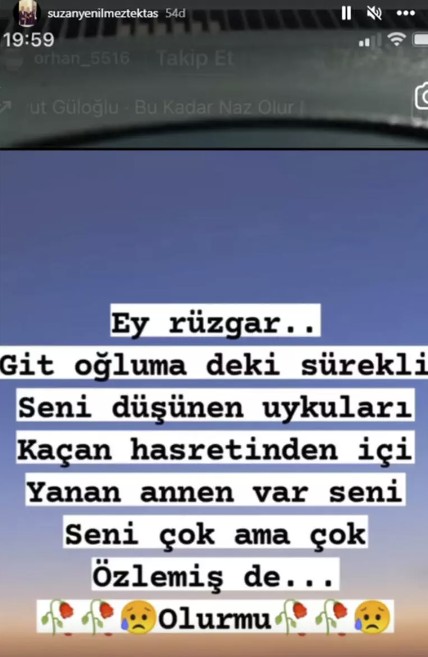 Suzan Tektaş'tan yürek yakan paylaşım!